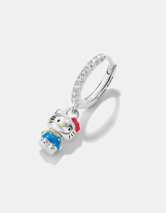 THOMAS SABO - THOMAS SABO Hello Kitty Single hoop earring with zirconia