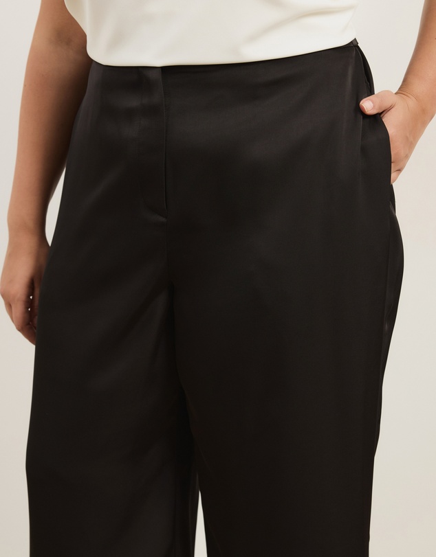 Atmos&Here Curvy - Safffy Satin Pants