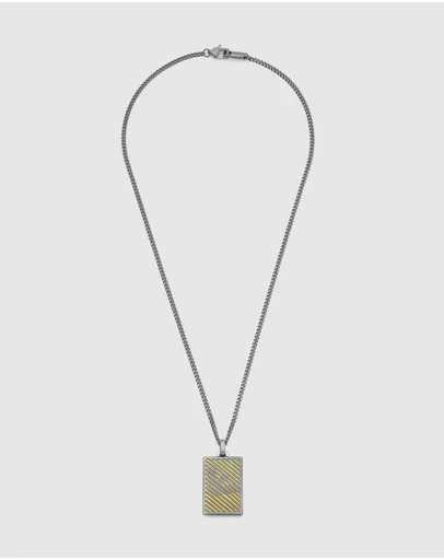 Emporio Armani - Emporio Armani Two-Tone Necklace