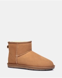 EVERAU - Australian Shepherd Ugg Mini Classic Suede Cow Suede Upper UGG Boots