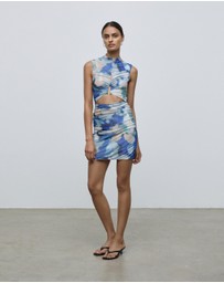 Lover - Esme Ruched Mini Dress