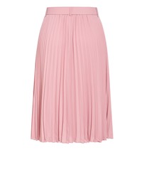 City Chic - Plus size Petra Pleat Midi Skirt - dusty rose