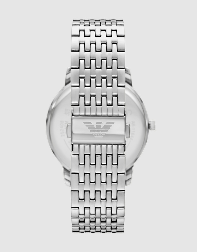 Emporio Armani - Silver Tone Analogue Watch