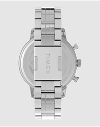 TIMEX - Chicago Chron Black Dial & Silver Tone