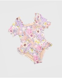 Aqua Blu Kids - Daisy Short Sleeve One Piece - Kids