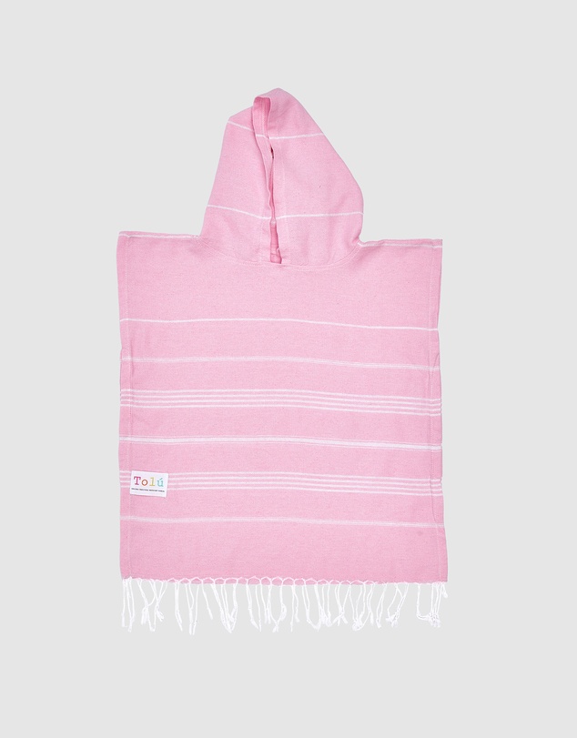 Tolu Australia - Baby Pink Kids Hooded Beach Towel