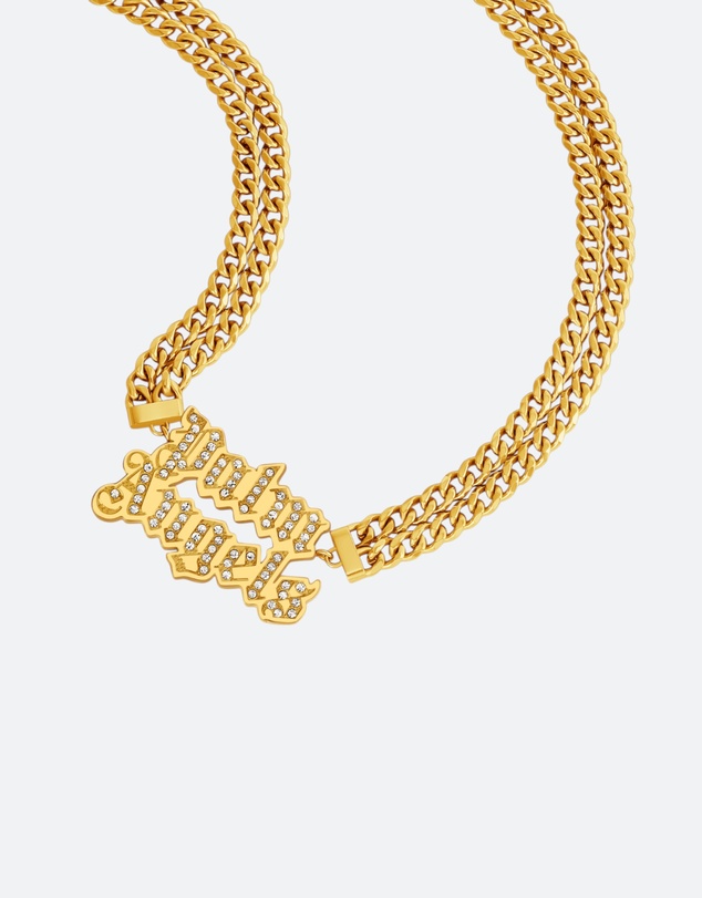 Palm Angels - Grafia GP Bejewelled Necklace