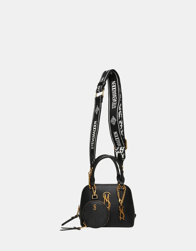 Steve Madden - BRuling Black Gold Handbag