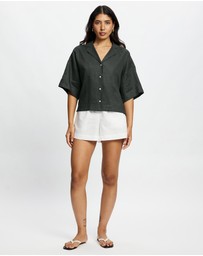 White By FTL - Bay Linen Shirt