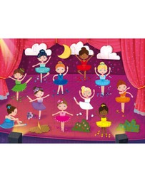 Sassi - 3D Puzzle And Book Learn Colours Ballerinas