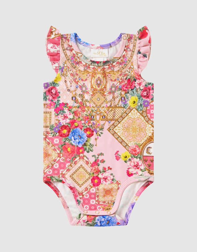 Camilla - Bodysuit With Frill Shoulder - Babies