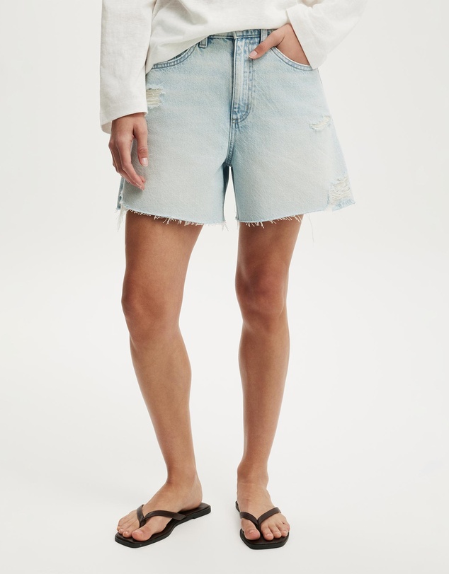 Cotton On - High 90 S Denim Short