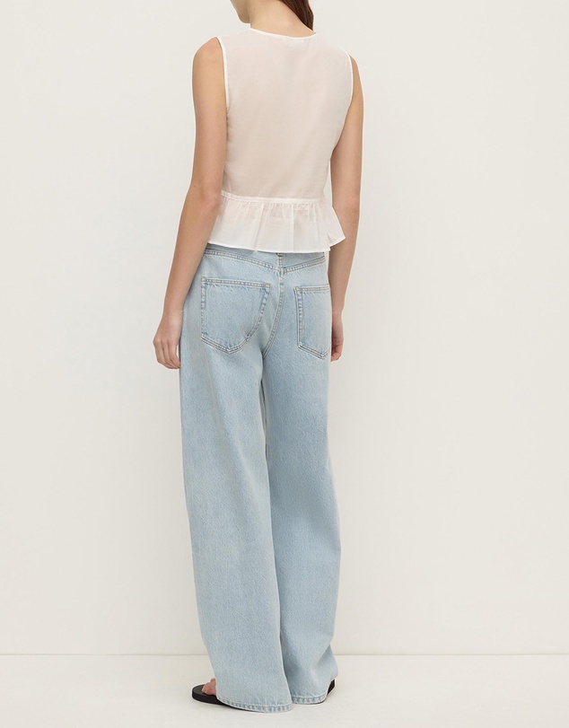 Assembly Label - Quinn Voile Tie Top