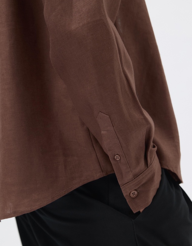 AERE - Euro Resort Linen LS Shirt