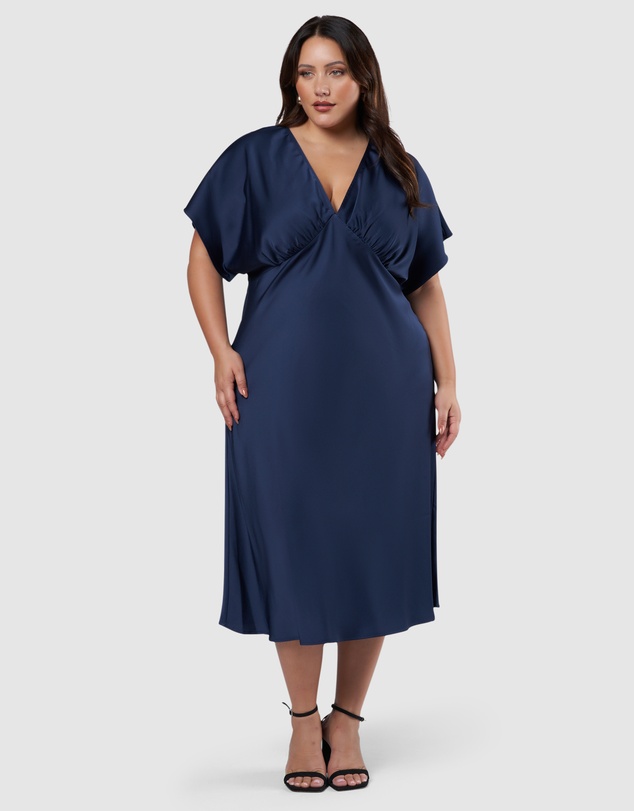 Pink Dusk by Curve Project - Wanting More Midi Dress