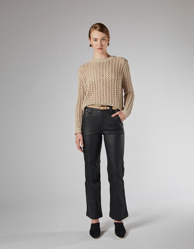DRICOPER DENIM - Keely Crochet Knit Sweater