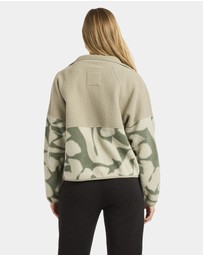 Billabong - Womens Popoyo Snap Up Fleece Jacket