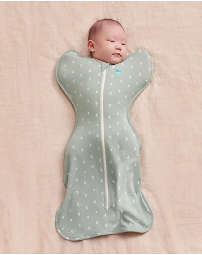 Love to Dream - Swaddle Up™ 1.0 TOG Cotton Olive Moon