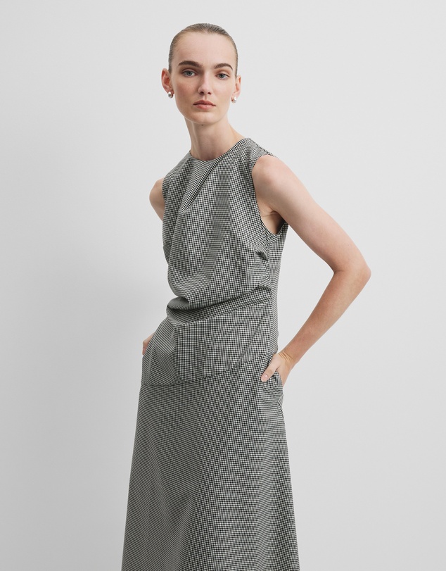 Country Road - Gingham Midi Dress