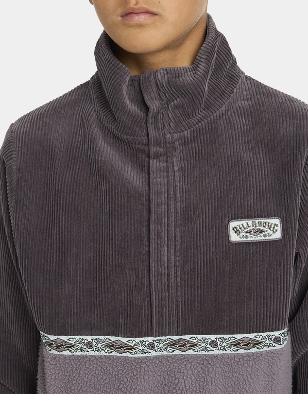 Billabong - Boys 8 to 16 Space Lobs Mock Neck Fleece Top