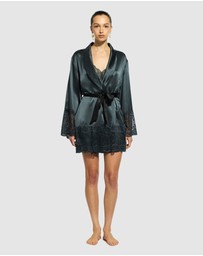 GINIA - Silk Lace Robe