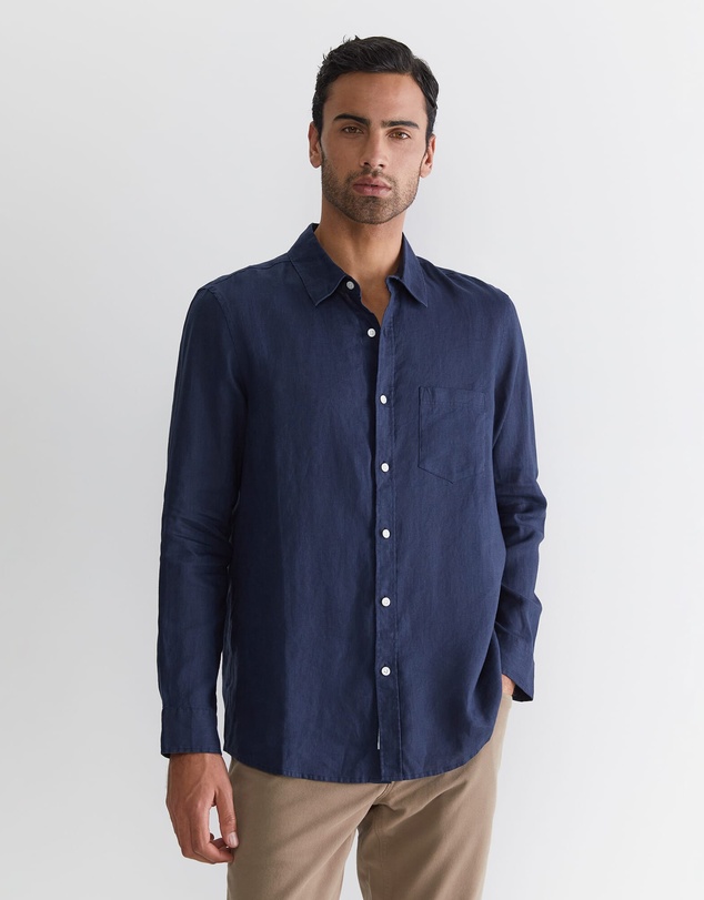 Sportscraft - Long Sleeve Linen Shirt