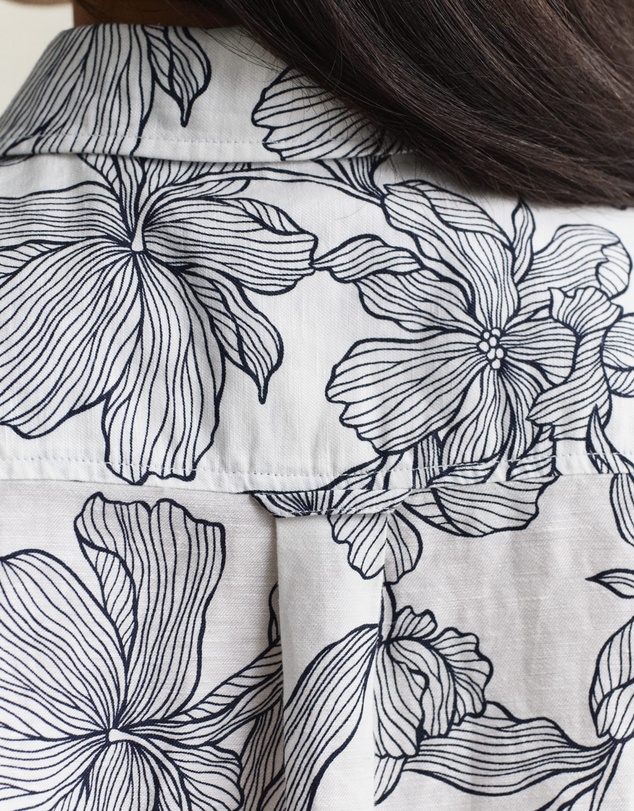Gant - Floral Print Linen Shirt