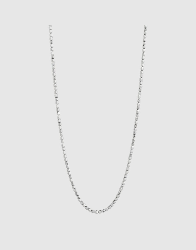 Najo - Quadrille Silver Necklace (45cm+ext)