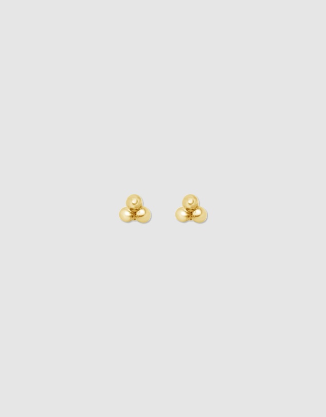 Ichu - Mini Trio Studs, Gold