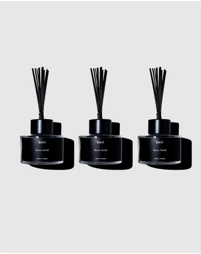 Kirri by Scent Australia Home - Rose Gold Reed Diffuser Trio (Formerly Baccarat)