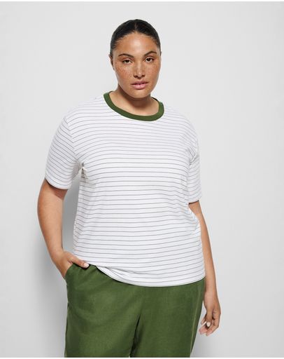 Leaf Green Stripe