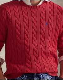 Polo Ralph Lauren - ICONIC EXCLUSIVE - Cable-Knit Cotton Sweater
