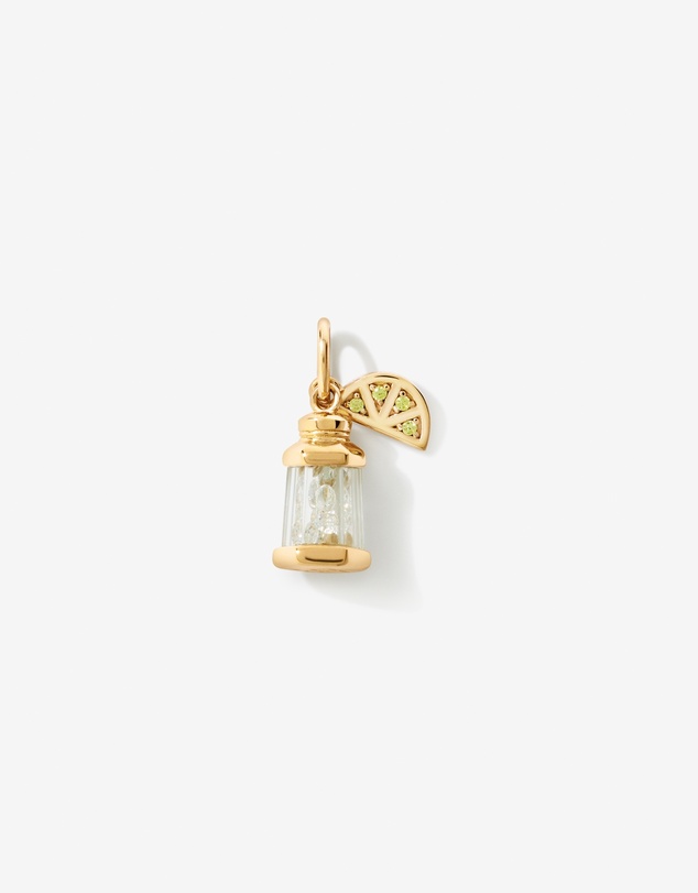 Michael Hill - Salt & Lime Cocktail Duo Pendant with Cubic Zirconia in 18kt Gold Vermeil