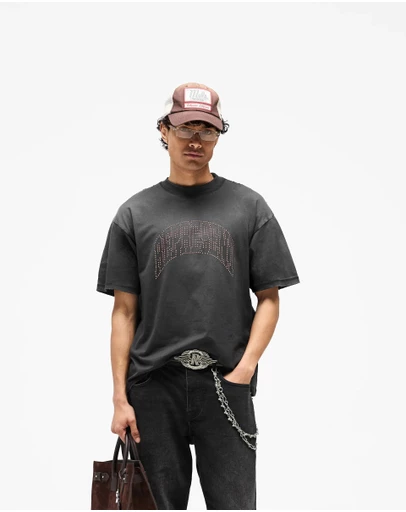 Represent - Embellished T-Shirt