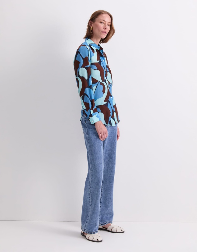 Sportscraft - Wave Print Long Sleeve Shirt