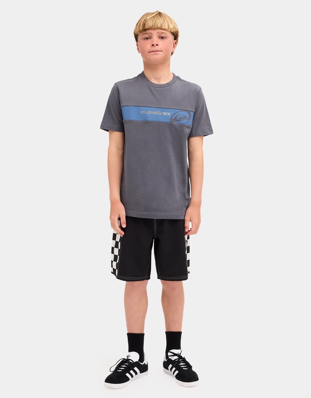 Quiksilver - Boys 8 to 16 Tilt Panel T-Shirt