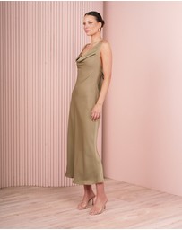 Azzurielle - Kaydy Cross Back Maxi Dress