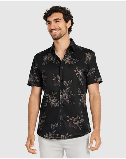 Tarocash - Darien Stretch Floral Shirt