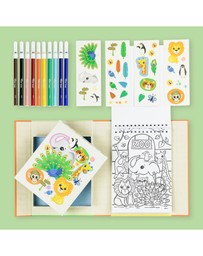 Tiger Tribe - Colouring Set - Zoo