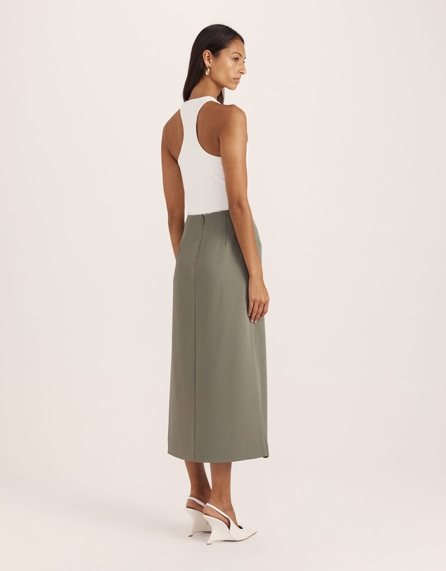 SABA - Dharma Drape Midi Skirt