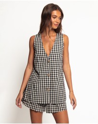 Petal & Pup - Miller Short Set - Black Gingham