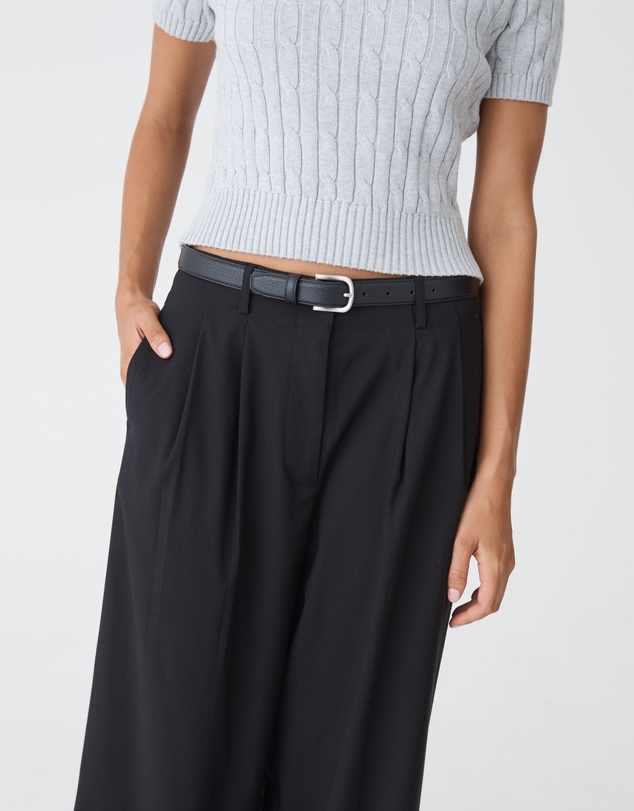 Forcast - Bella Leather Belt