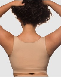 B Free Intimate Apparel - Double Lined Wire Free High Back Crop Bra (C-D-DD-E-F) Cup