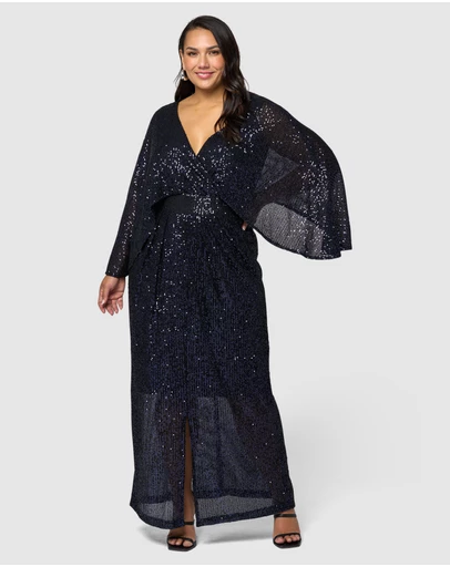 Pink Dusk by Curve Project - Red Carpet Ready Maxi Dress