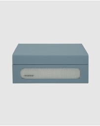 Crosley - Crosley Voyager Bluetooth Portable Turntable - Washed Blue