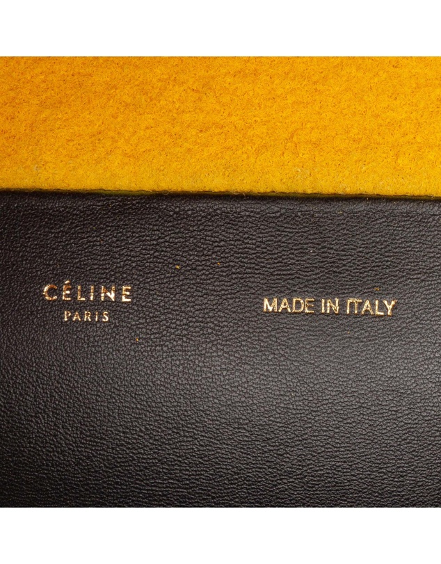 Pre-Loved by Azura Reborn - Pre-Loved Small Bicolor Suede and Calfskin Vertical Cabas Tote