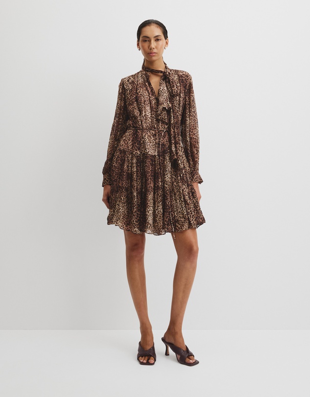 Country Road - Print Cheetah Mini Dress