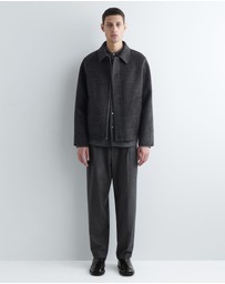 COS - Reversible Checked Herringbone Wool Jacket