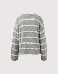 Ceres Life - Lila Oversized Knit Crew