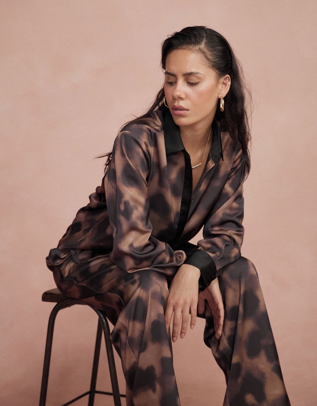 Forcast - Savanna Printed Satin Shirt